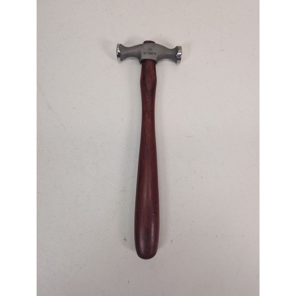 Fretz HMR-1 Planishing Hammer Stainless Steel Rosewood Handle Jewelry Tool